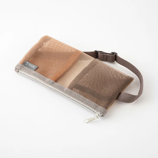 Midori | Estuche Book Band B6 - A5 de Malla Brown - Image 2