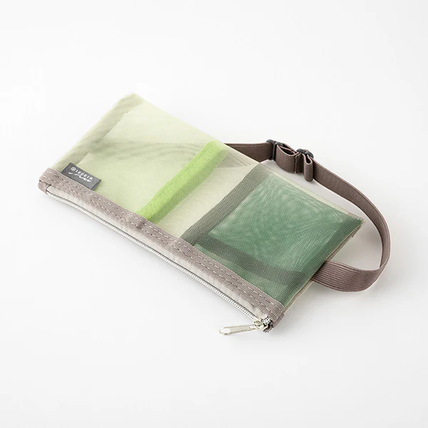 Midori | Estuche Book Band B6 - A5 de Malla Green - Image 2