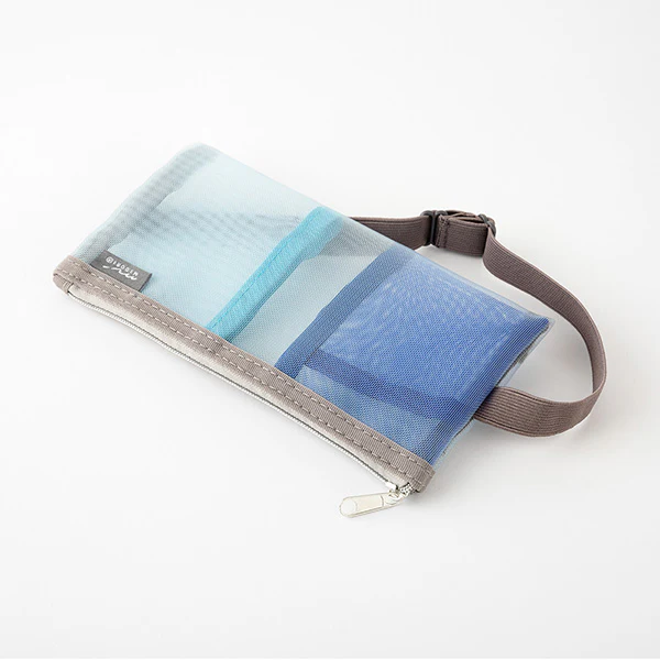 Midori | Estuche Book Band B6 - A5 de Malla Light Blue - Image 2