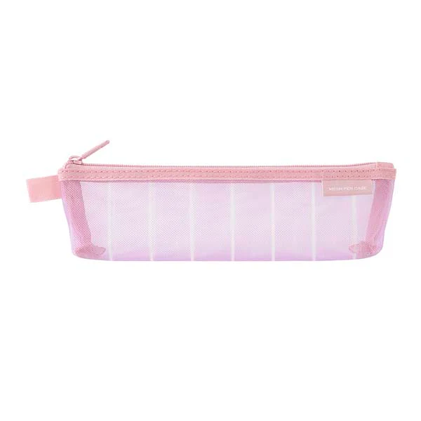 Midori | Estuche de Malla Pen Case Stripe Purple