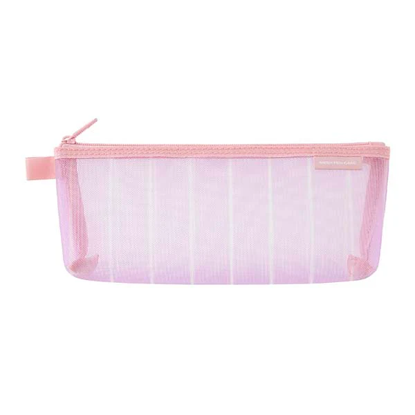 Midori | Estuche de Malla Pen Case with Gusset Stripe Purple