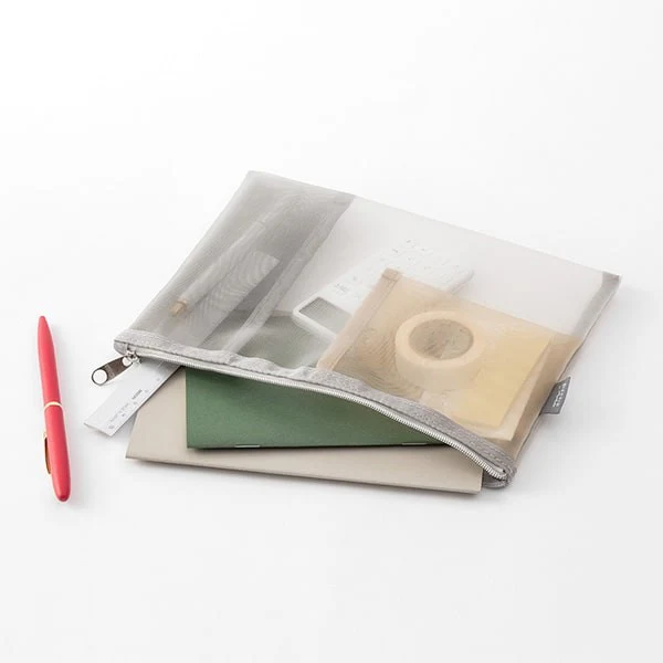 Midori | Estuche de Malla Pen & Tools Gris - Image 2