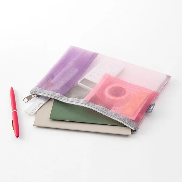 Midori | Estuche de Malla Pen & Tools Rosa - Image 2