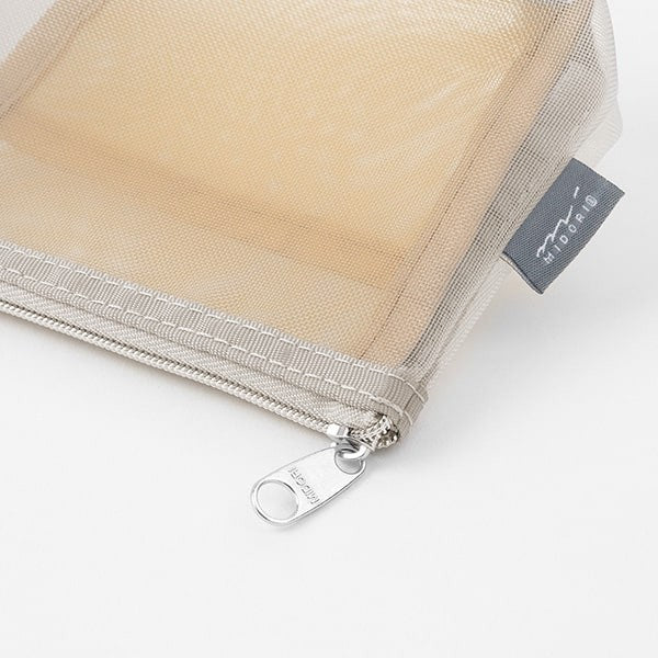 Midori | Estuche Gusset de Malla Pen & Tools Beige - Image 5