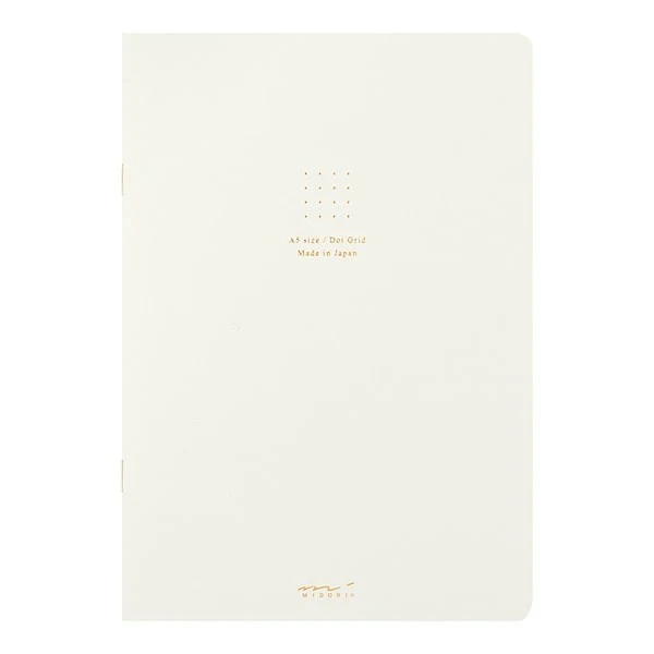 Midori | Libreta Color A5 Puntos White