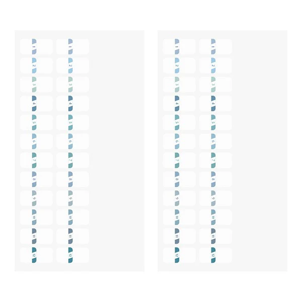 Midori | Marcapáginas Chiratto Number Blue - Image 3