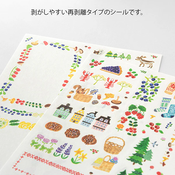 Midori | Pegatinas Yuru Log Forest Scandinavia (2pc) - Image 3