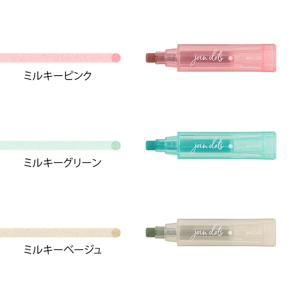 Midori | Rotulador Multicolor Connecting Pen Join Dots Milky - Image 4
