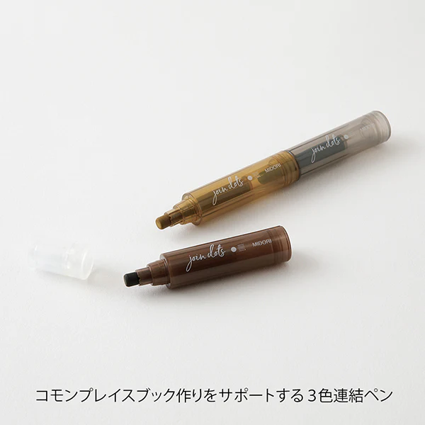 Midori | Rotulador Multicolor Connecting Pen Join Dots Mocha - Image 4
