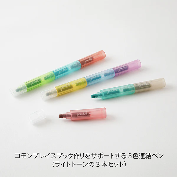 Midori | Set de 3 Rotuladores Multicolor Connecting Pen Join Dots Right - Image 4