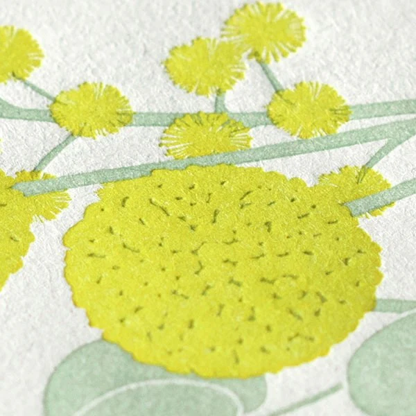 Midori | Set de Cartas Letterpress Bouquet Yellow - Image 3