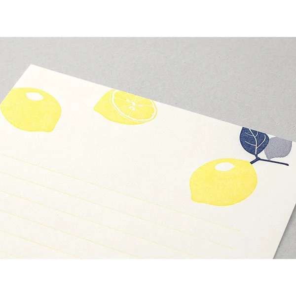 Midori | Set de Cartas Letterpress Lemon - Image 5