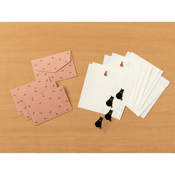 Midori | Set de Cartas Mini con Pegatinas Black Cat - Image 2