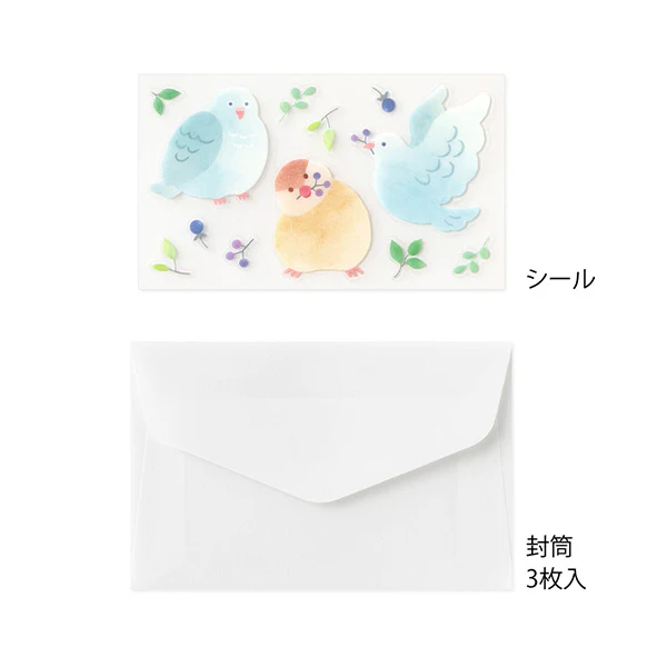 Midori | Set de Cartas Mini con Pegatinas For You Bird - Image 4
