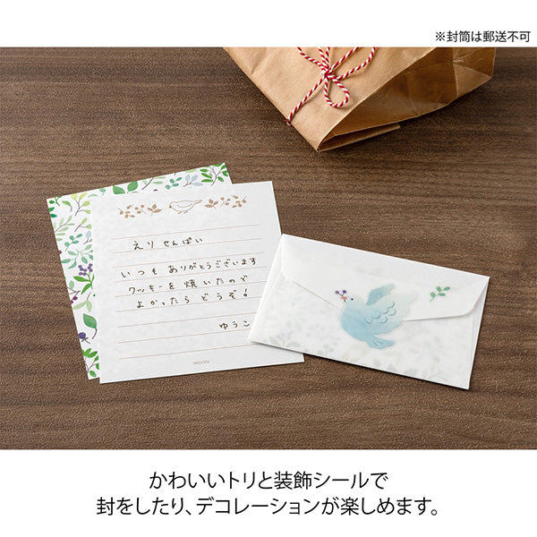Midori | Set de Cartas Mini con Pegatinas For You Bird - Image 5