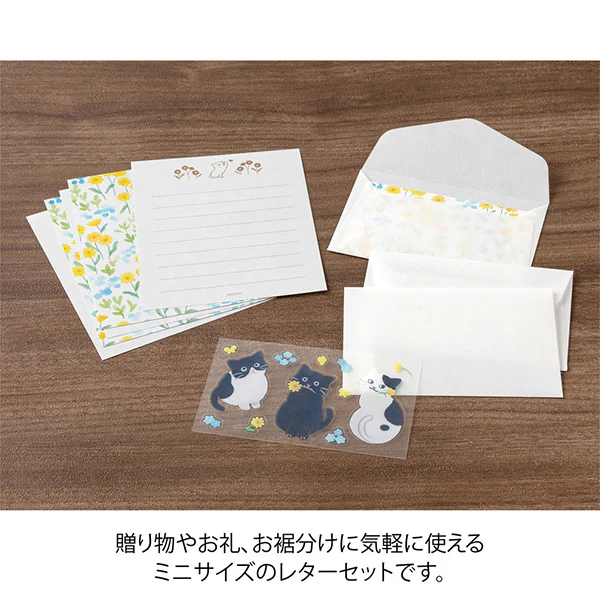 Midori | Set de Cartas Mini con Pegatinas For You Cat - Image 2