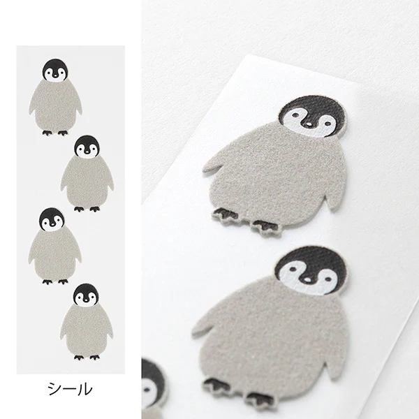 Midori | Set de Cartas Mini con Pegatinas Penguin - Image 5