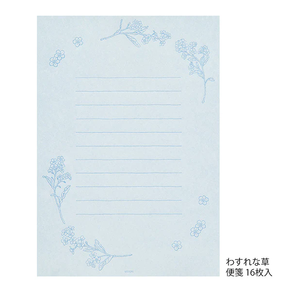 Midori | Set de Cartas Original Floral Blue - Image 3