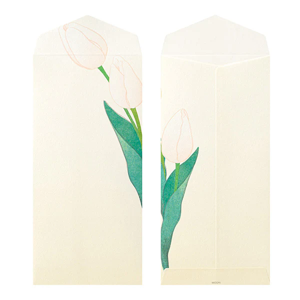 Midori | Set de Sobres Four Spring Flower White - Image 2