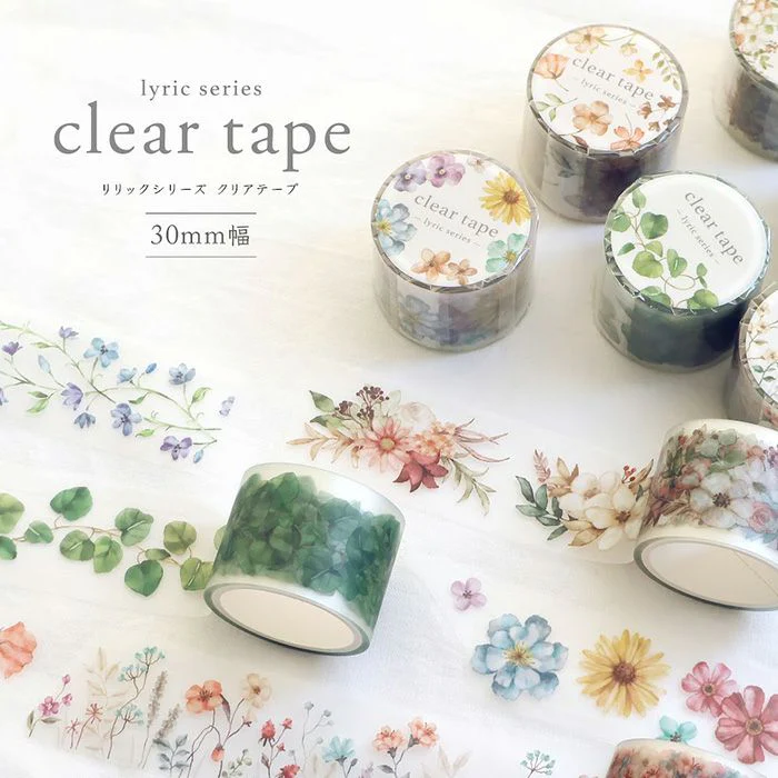 Mind Wave | Lyric Series Flower Bloom Clear PET Tape - Image 3