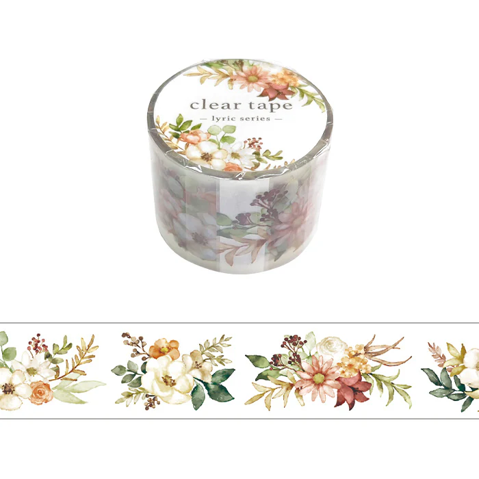 Mind Wave | Lyric Series Flower Clear PET Tape
