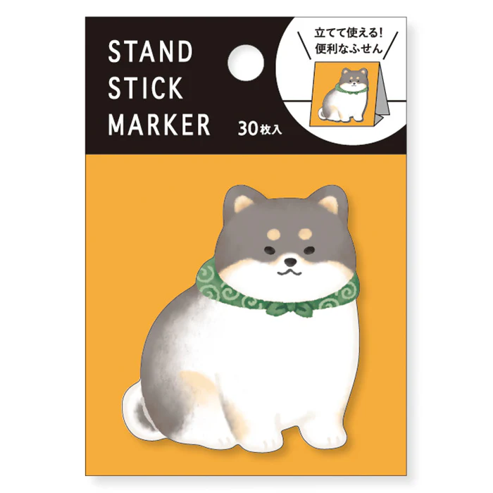 Mind Wave | Notas Adhesivas Stand Black Shiba Inu