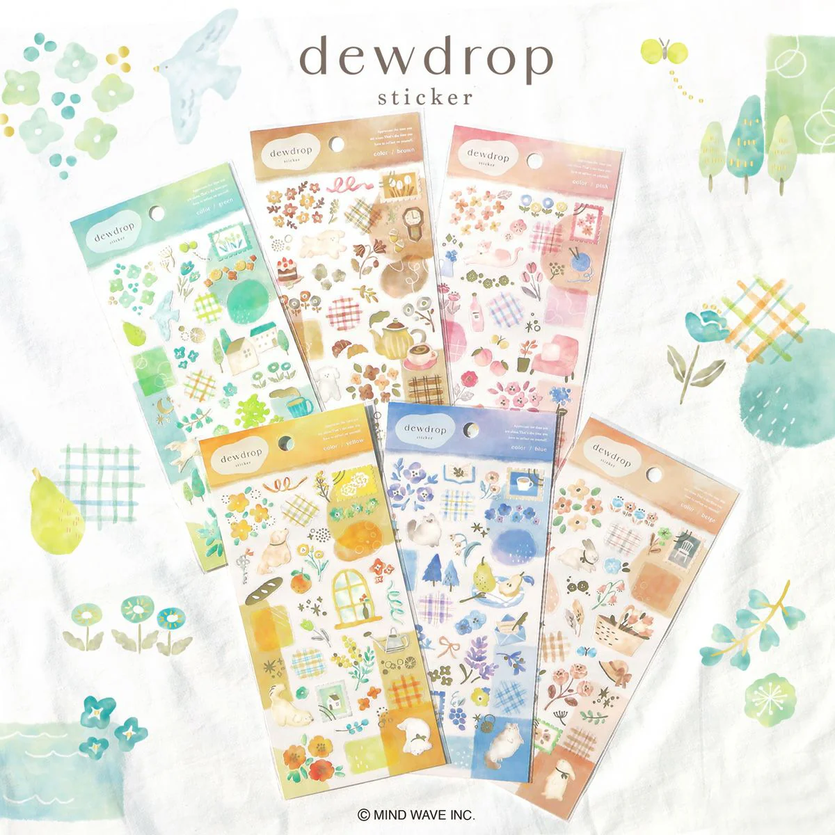 Mind Wave | Pegatinas Dewdrop Beige - Image 3