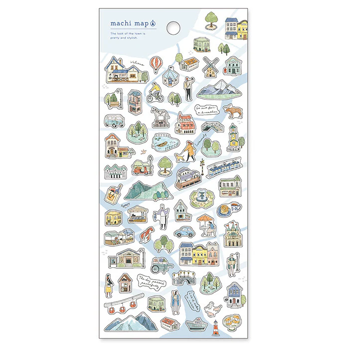 Mind Wave | Pegatinas Machi Map White City