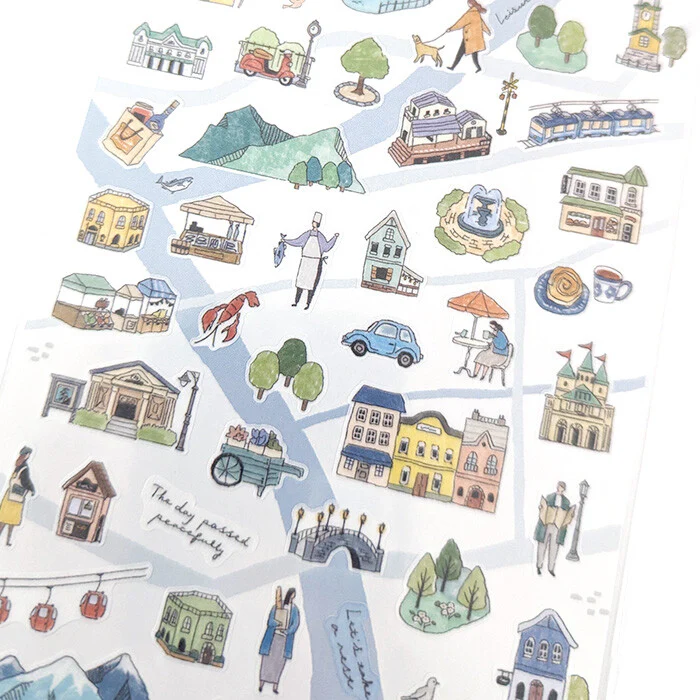 Mind Wave | Pegatinas Machi Map White City - Image 2