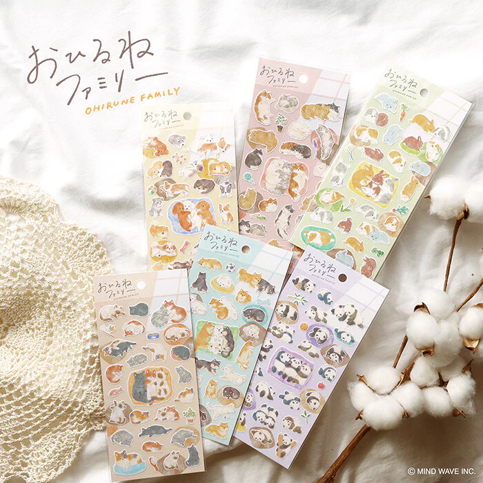 Mind Wave | Pegatinas Ohirune Family Shibata-san - Image 2