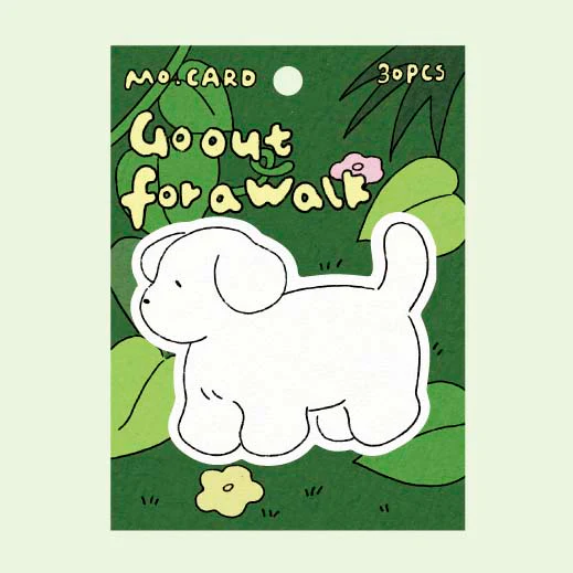 Mo Card | Notas Adhesivas Dog Club Go Out For A Walk