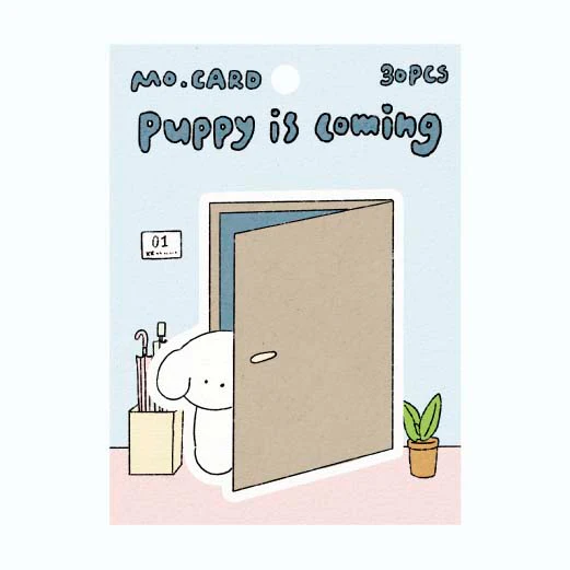 Mo Card | Notas Adhesivas Dog Club Puppy Is Coming