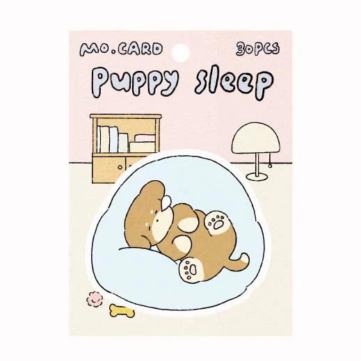 Mo Card | Notas Adhesivas Dog Club Puppy Sleep
