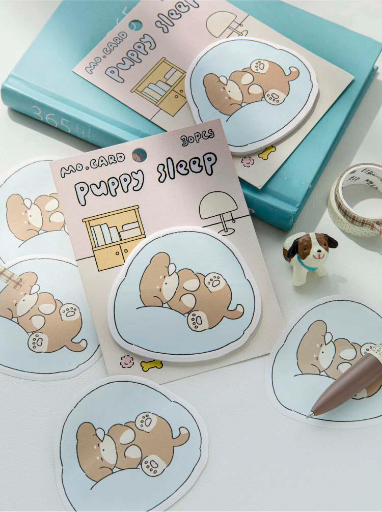 Mo Card | Notas Adhesivas Dog Club Puppy Sleep - Image 3