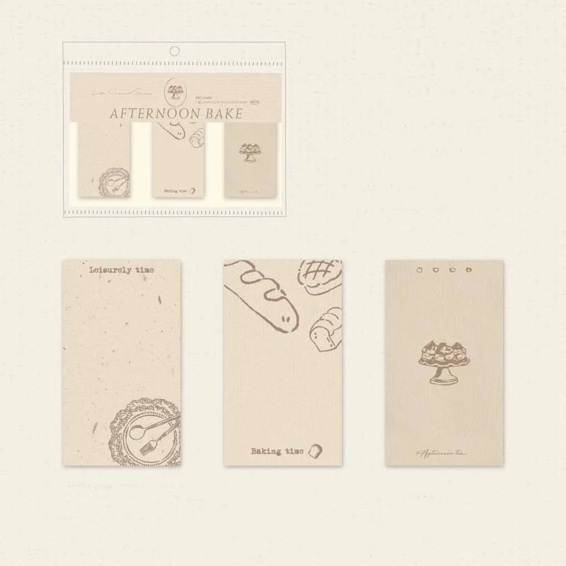 Mo Card | Set de Notas Adhesivas Life Imprint Afternoon Bake