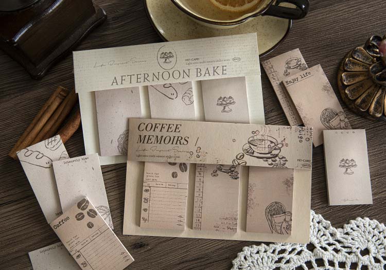 Mo Card | Set de Notas Adhesivas Life Imprint Afternoon Bake - Image 3