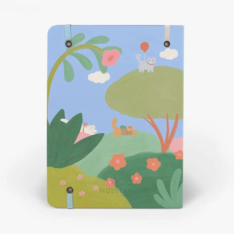 Mossery | Cuaderno Sketchbook A5 Cloud Cats (Papel 260gr) - Image 3