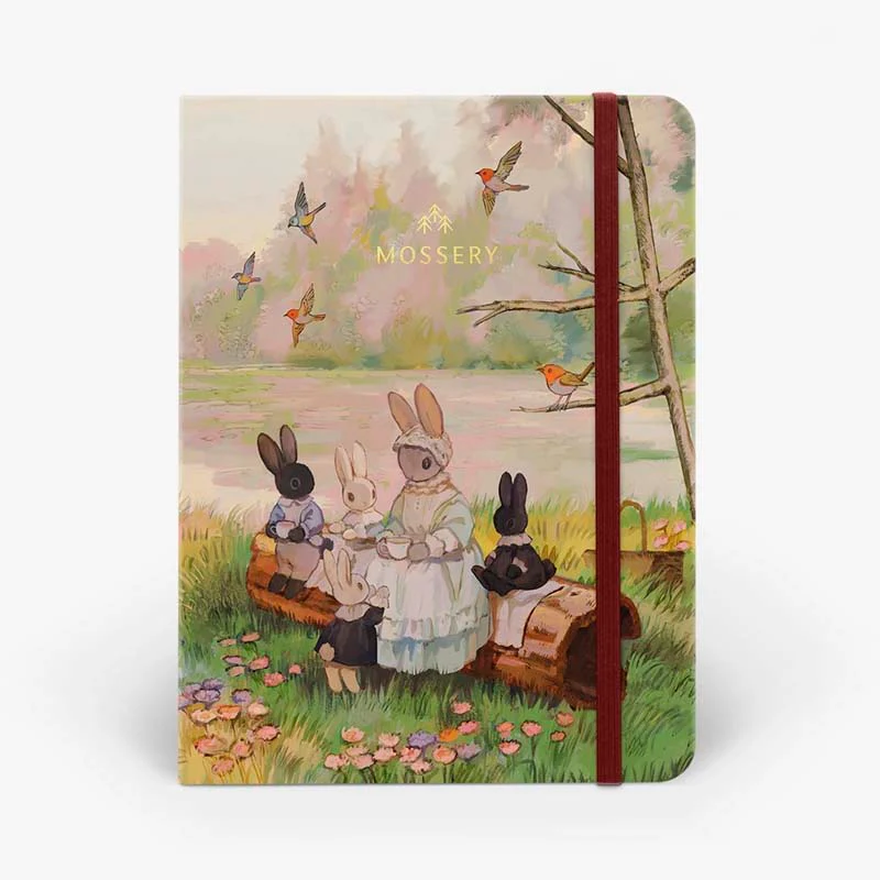 Mossery | Cuaderno Sketchbook A5 Picnic Bunnies (Papel 260gr)