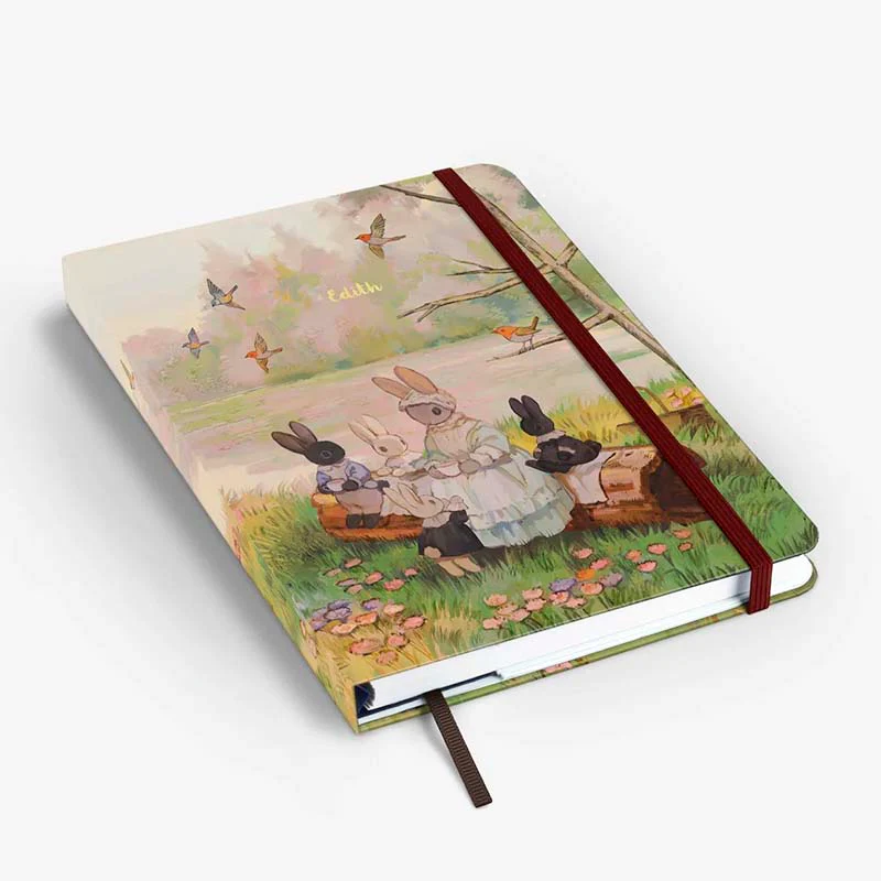 Mossery | Cuaderno Sketchbook A5 Picnic Bunnies (Papel 260gr) - Image 2