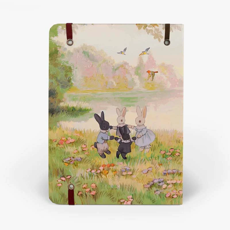 Mossery | Cuaderno Sketchbook A5 Picnic Bunnies (Papel 260gr) - Image 3