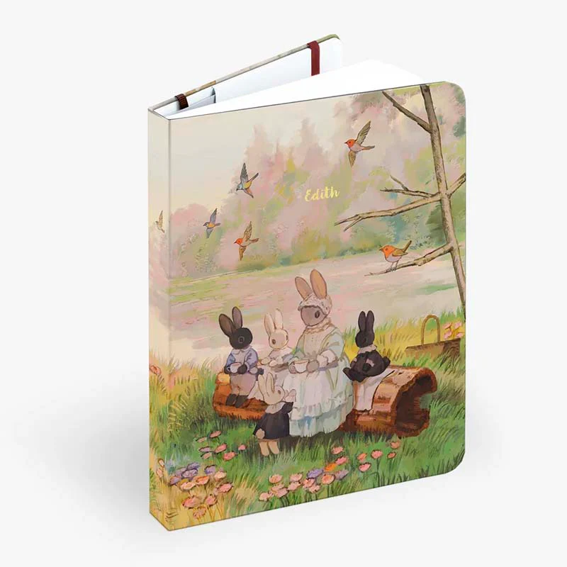 Mossery | Cuaderno Sketchbook A5 Picnic Bunnies (Papel 260gr) - Image 4