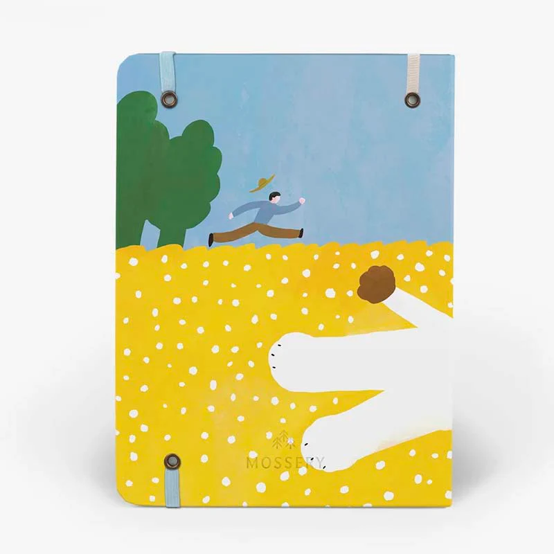 Mossery | Cuaderno Threadbound A5 Dog Chase (Puntos) - Image 3