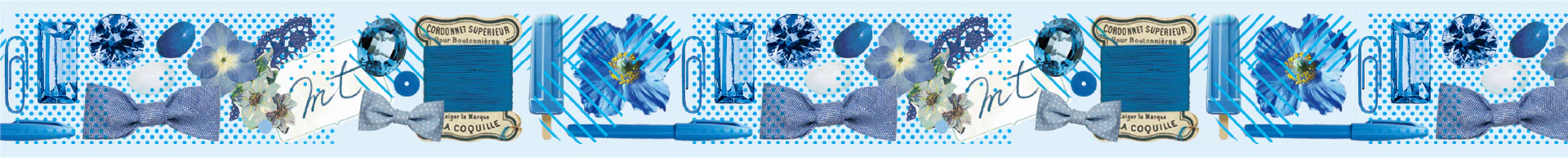 MT Masking Tape | Color Series Blue Washi Tape - Image 3