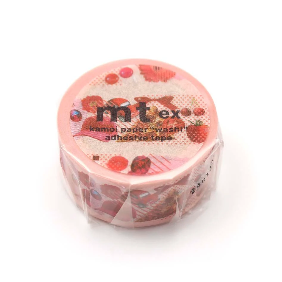 MT Masking Tape | Color Series Red Washi Tape - Image 2