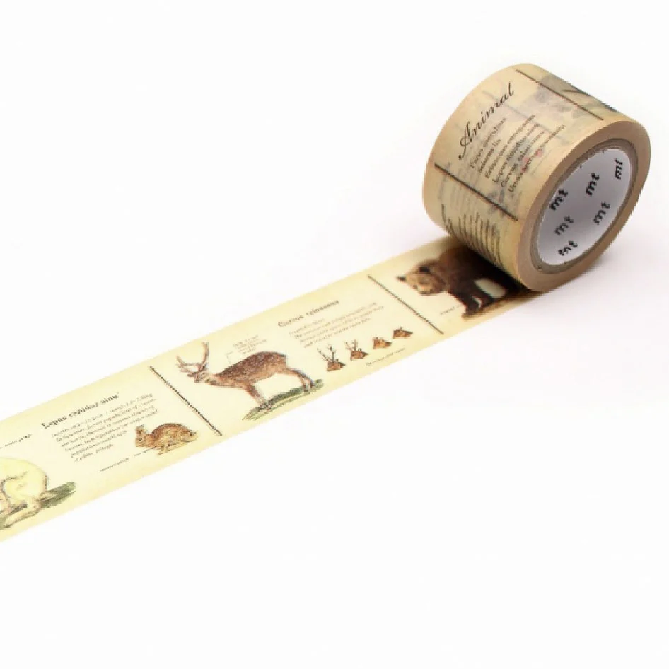 MT Masking Tape | Encyclopedia Animal Washi Tape