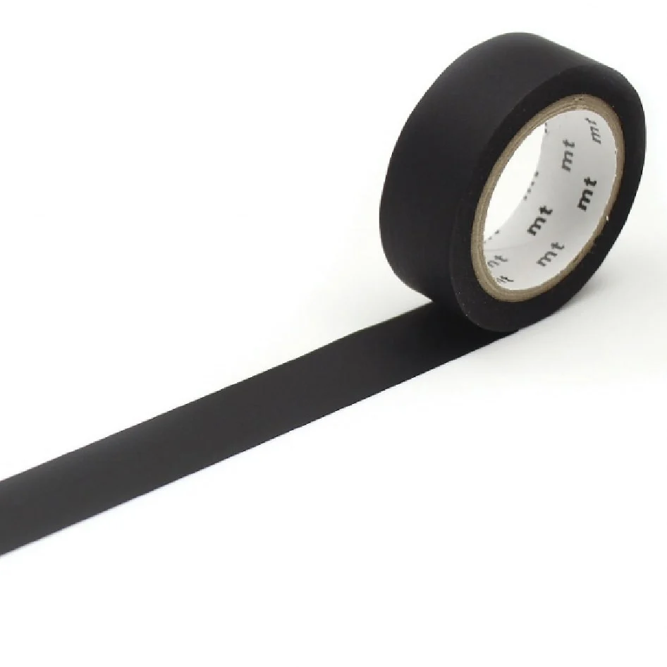 MT Masking Tape | Matte Black Washi Tape