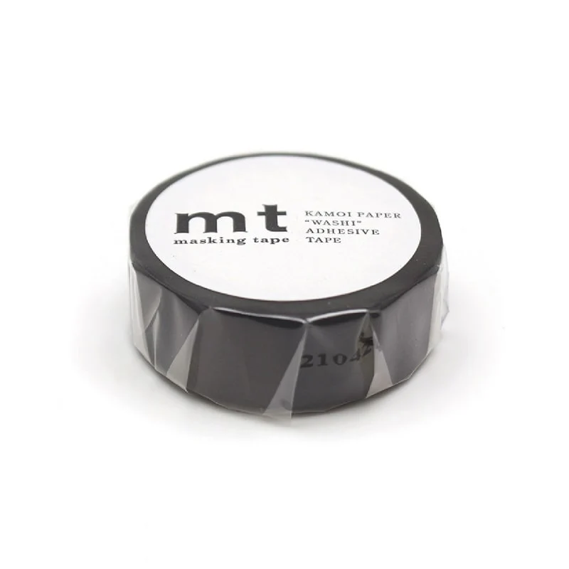 MT Masking Tape | Matte Black Washi Tape - Image 2