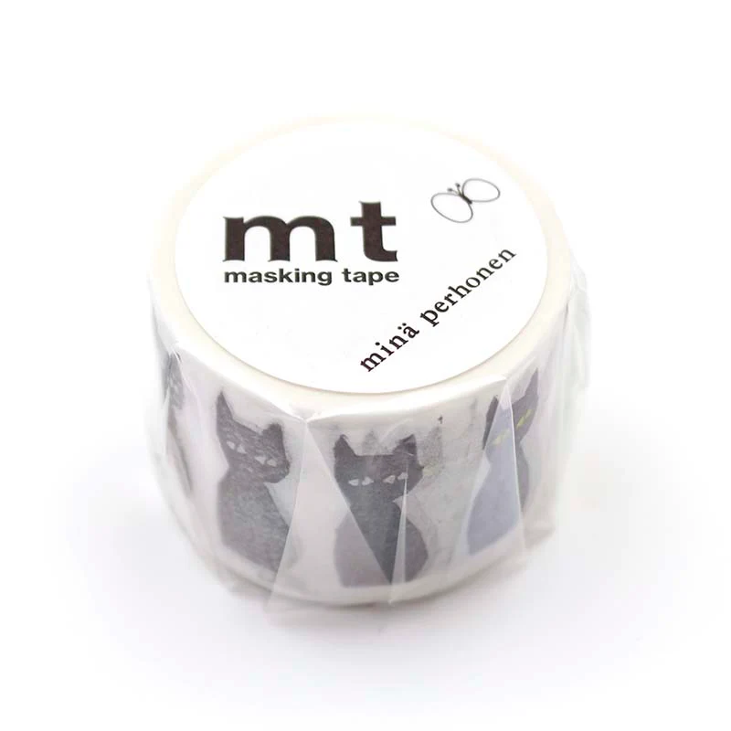 MT Masking Tape | Mina Perhonen Kuro-Neko Washi Tape - Image 2