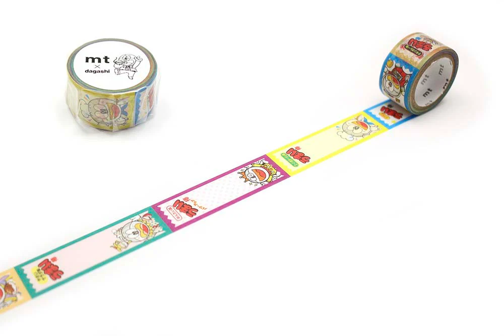 MT Masking Tape | MT x Dagashi Yakin Umai-bo Memo Washi Tape - Image 2