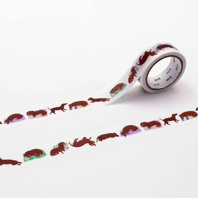 MT Masking Tape | MT x Léa Maupetit Sausage Dog Washi Tape